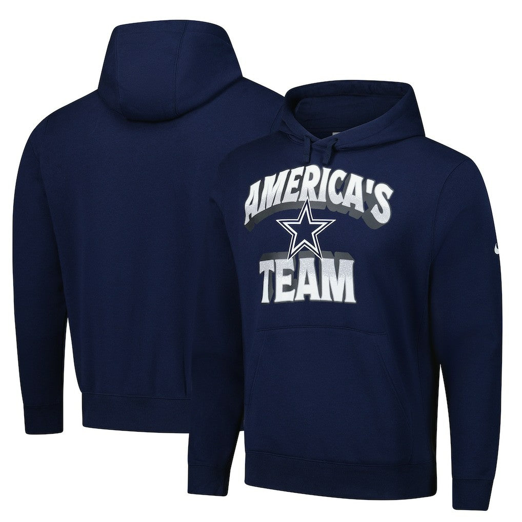 Dallas Cowboys Local America's Team Pullover Hoodie Navy