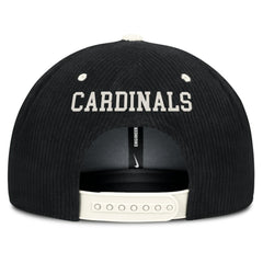 St. Louis Cardinals Nike Pro Corduroy Structured Snapback Hat - Black Hats