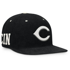 Cincinnati Reds Nike Pro Corduroy Structured Snapback Hat - Black Hats