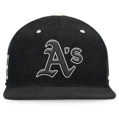 Athletics Nike Pro Corduroy Structured Snapback Hat - Black Hats
