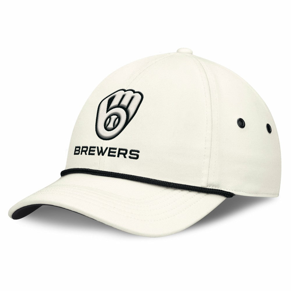 Milwaukee Brewers Nike Club Adjustable Hat - Stone Hats