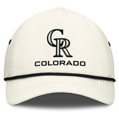 Colorado Rockies Nike Club Adjustable Hat - Stone Hats