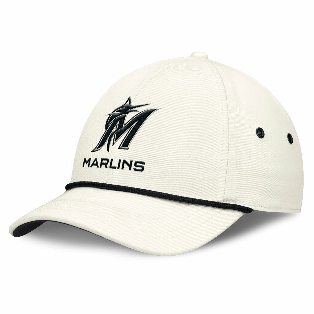 Miami Marlins Nike Club Adjustable Hat - Stone Hats
