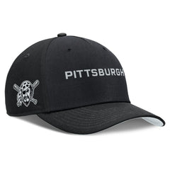 Pittsburgh Pirates Nike Rise Performance Adjustable Hat - Black Hats