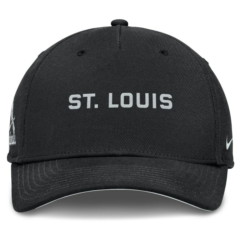 St. Louis Cardinals Nike Rise Performance Adjustable Hat - Black Hats