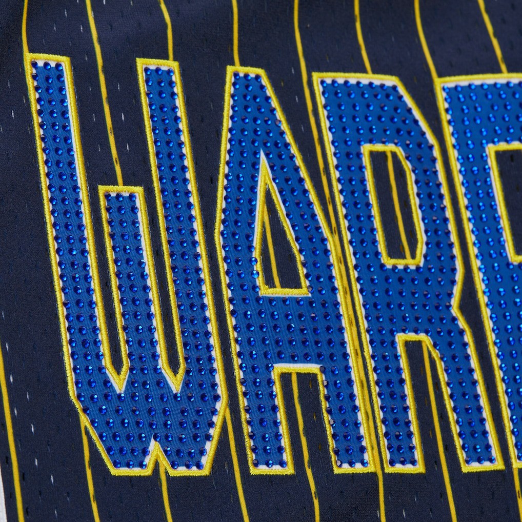 Golden State Warriors x DANNIJO Women's Fashion Baseball Jersey Blue