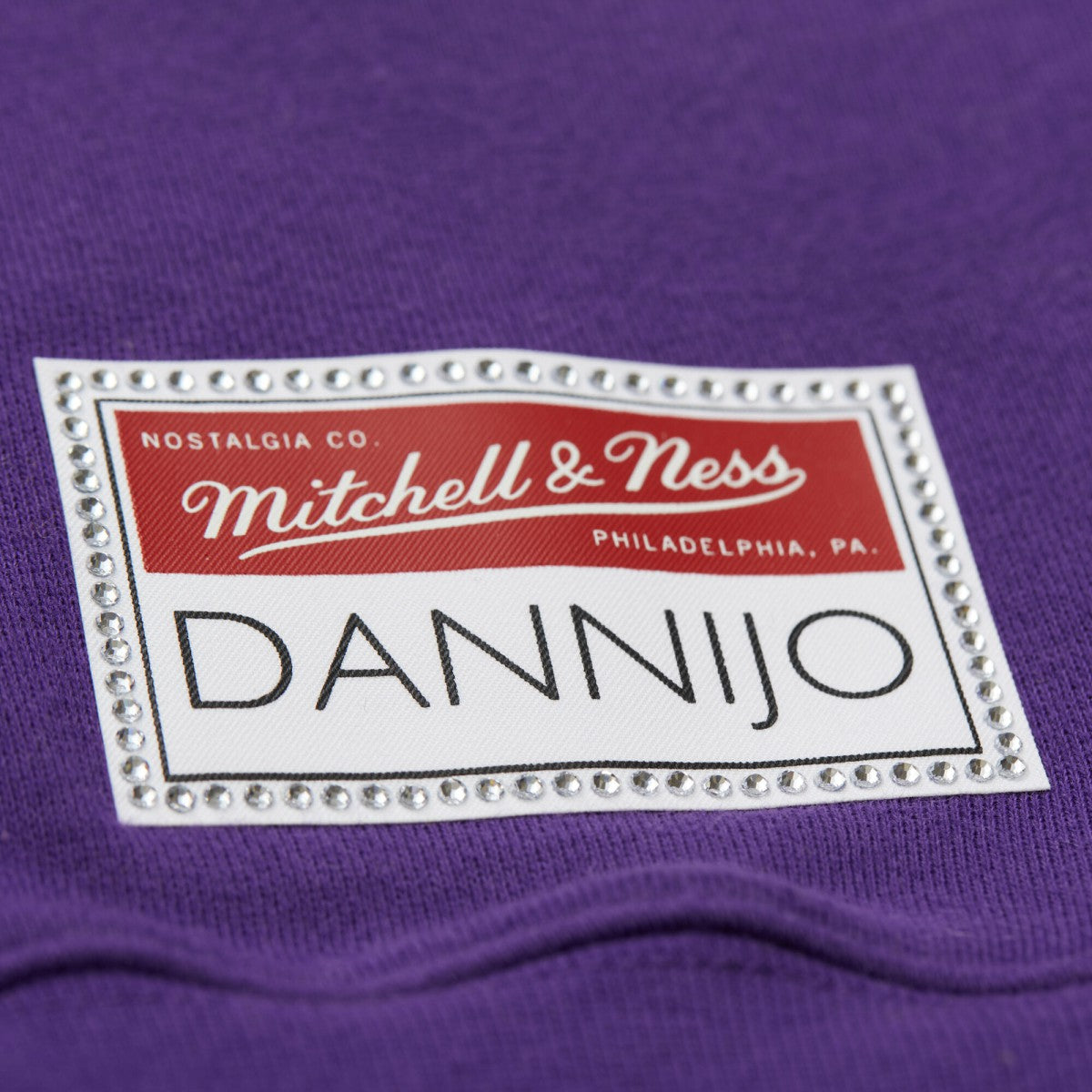 Los Angeles Lakers x DANNIJO Women's Blocked Pullover Sweatshirt Gold/Purple