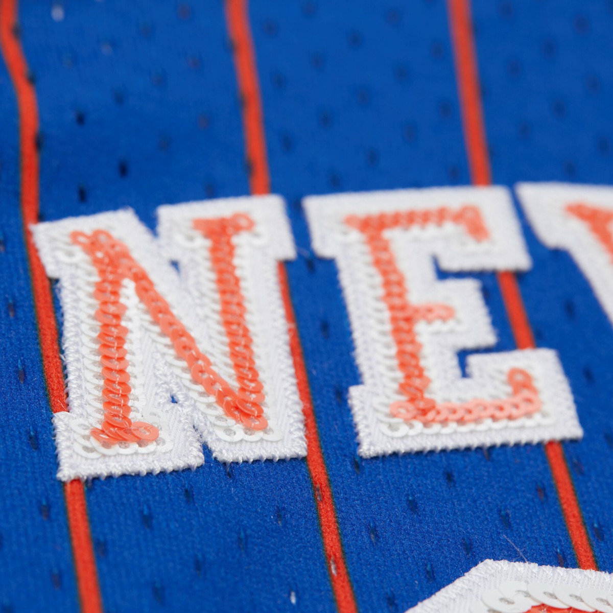 Patrick Ewing New York Knicks x DANNIJO Women's Fashion Cropped Basketball Jersey Royal