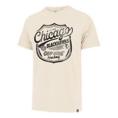 NHL Chicago Blackhawks '47 Poke Check Franklin T-Shirt - Cream