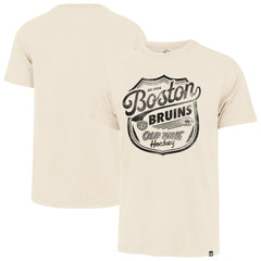 NHL Boston Bruins '47 Poke Check Franklin T-Shirt - Cream