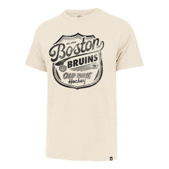 NHL Boston Bruins '47 Poke Check Franklin T-Shirt - Cream