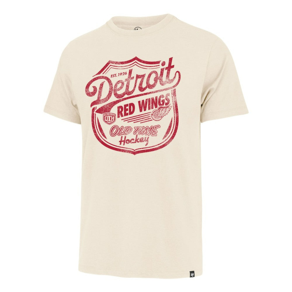 NHL Detroit Red Wings '47 Poke Check Franklin T-Shirt - Cream