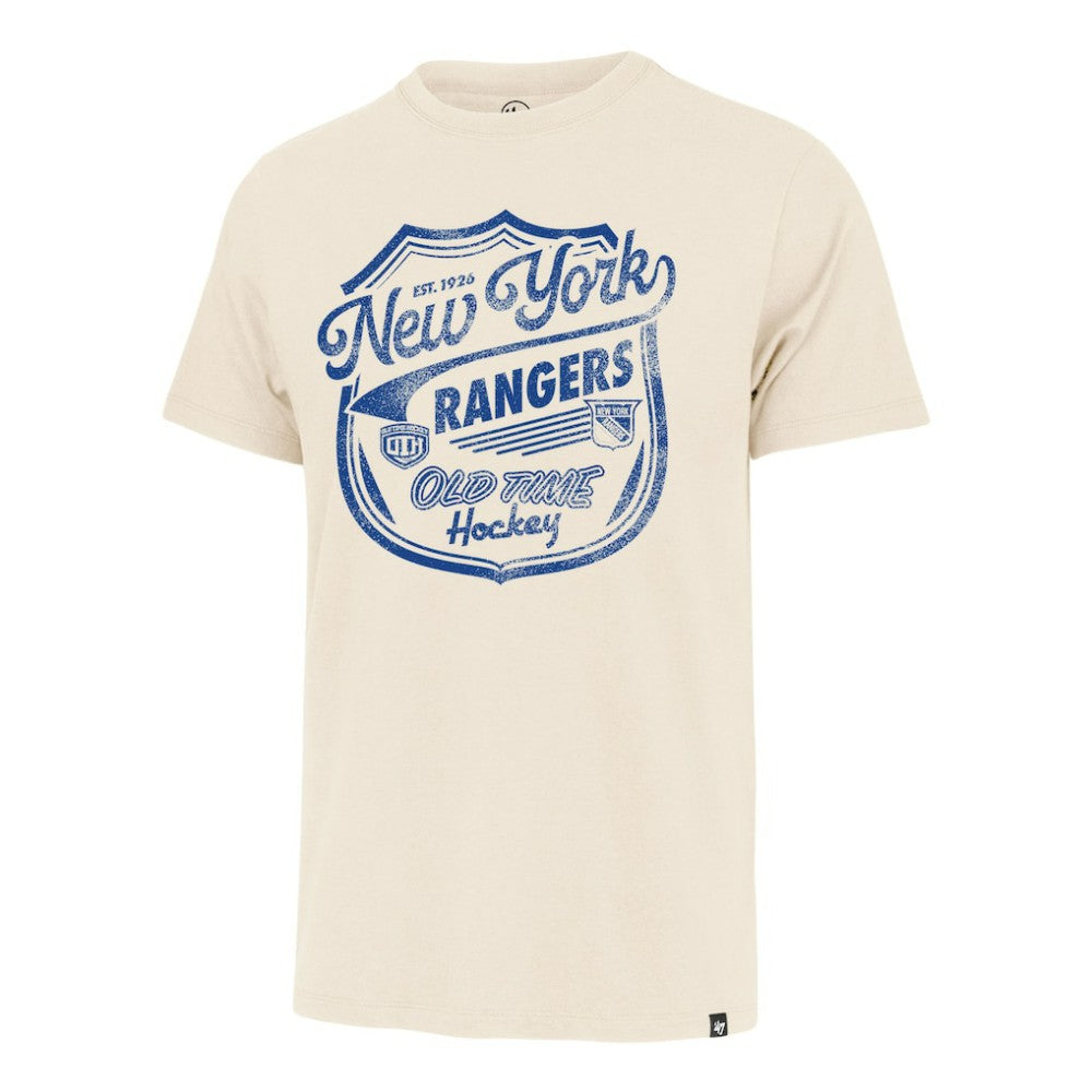 NHL New York Rangers '47 Poke Check Franklin T-Shirt - Cream