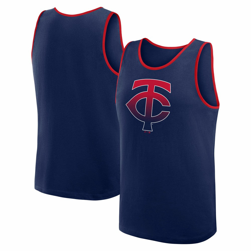 Minnesota Twins Logo Athletic Unmatched Success Tank Top - Navy Tanks