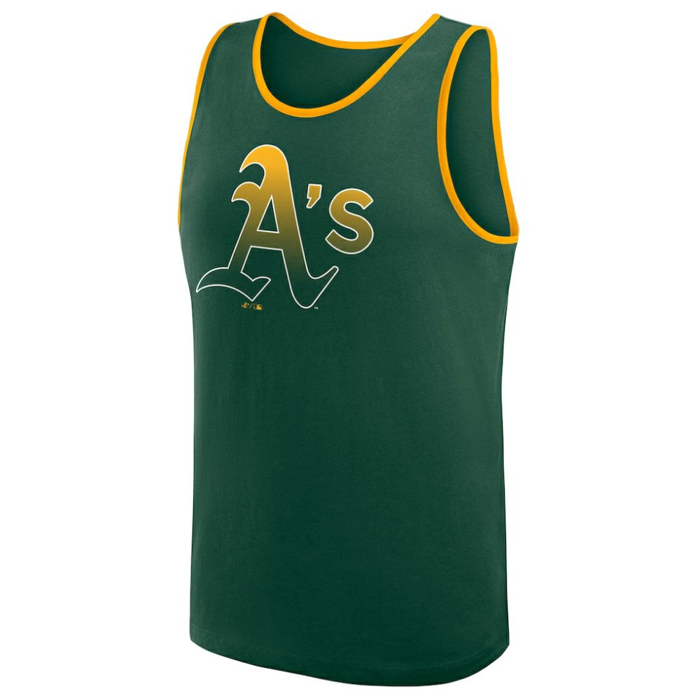 Athletics Logo Athletic Unmatched Success Tank Top - Green Tanks