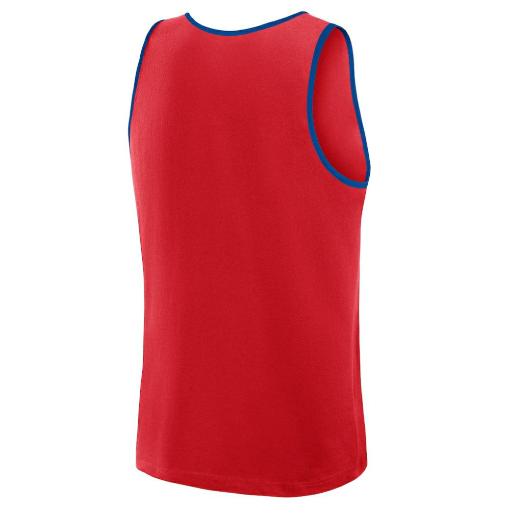 Philadelphia Phillies Logo Athletic Unmatched Success Tank Top - Red Tanks