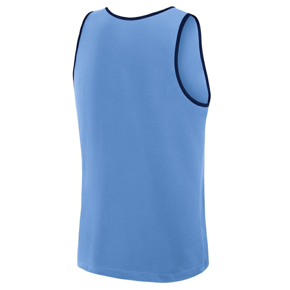 Tampa Bay Rays Logo Athletic Unmatched Success Tank Top - Light Blue Tanks