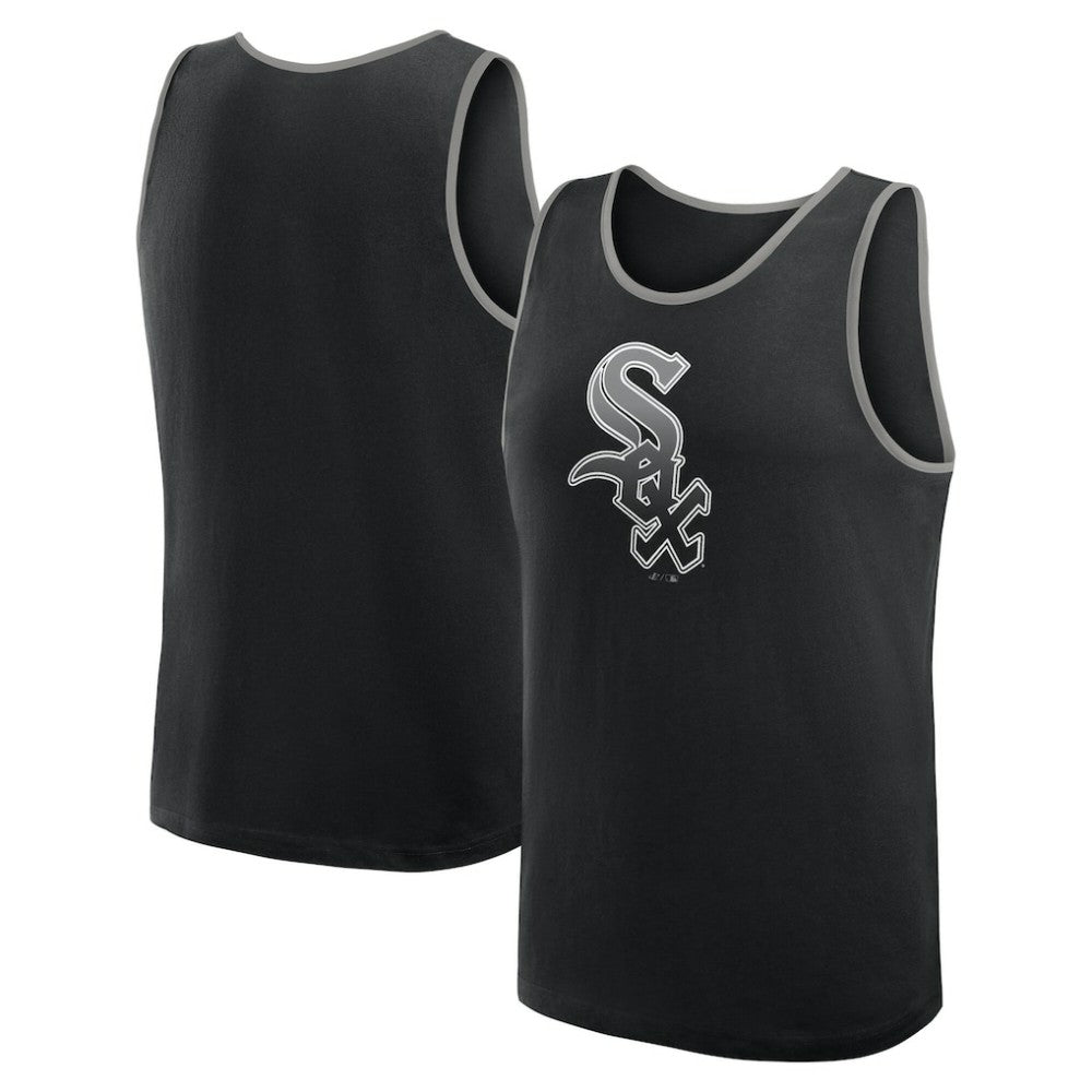 Chicago White Sox Logo Athletic Unmatched Success Tank Top - Black Tanks
