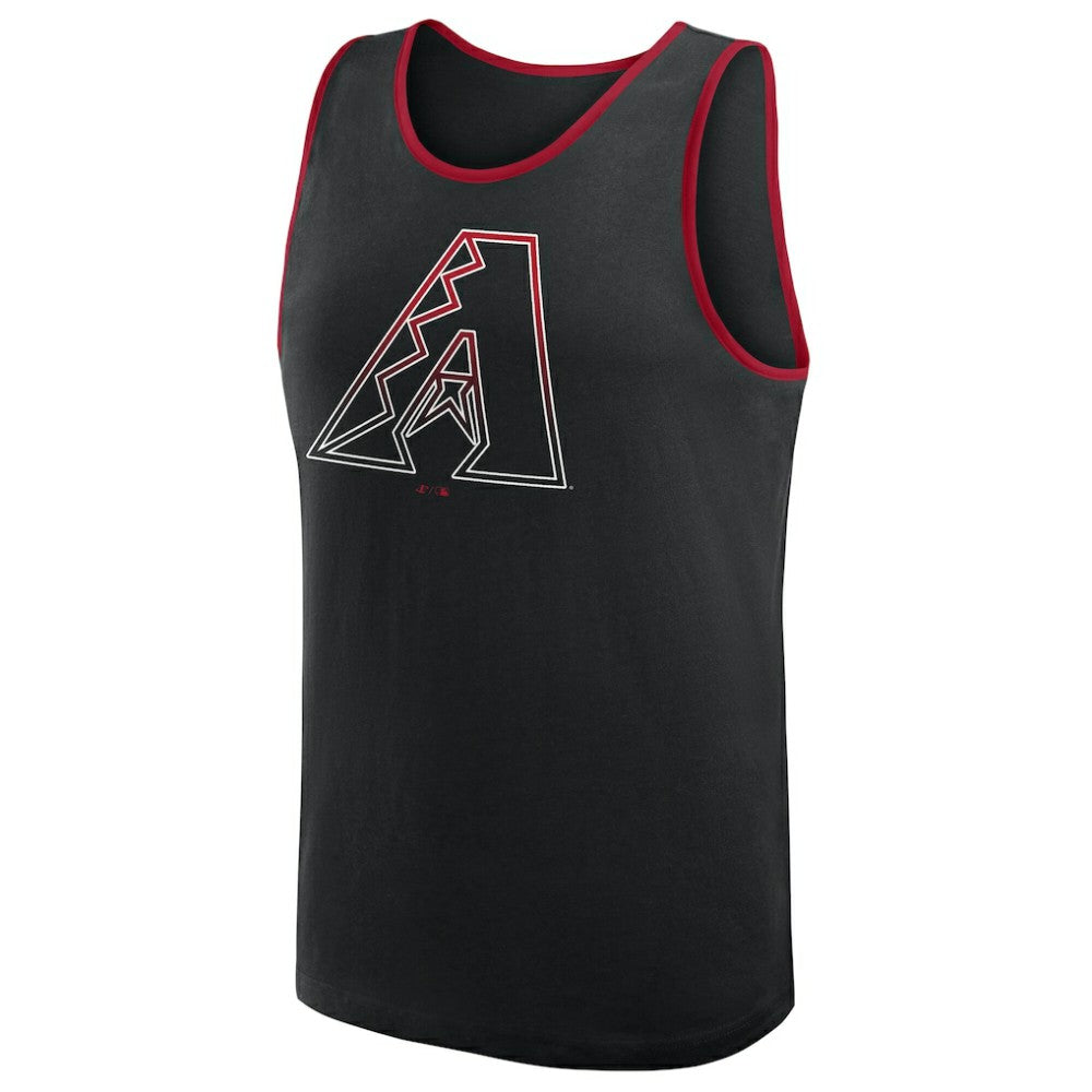 Arizona Diamondbacks Logo Athletic Unmatched Success Tank Top - Black Tanks