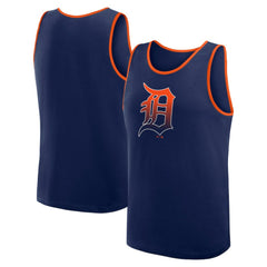 Detroit Tigers Logo Athletic Unmatched Success Tank Top - Navy Tanks