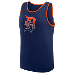 Detroit Tigers Logo Athletic Unmatched Success Tank Top - Navy Tanks