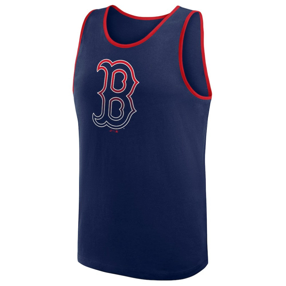 Boston Red Sox Logo Athletic Unmatched Success Tank Top - Navy Tanks