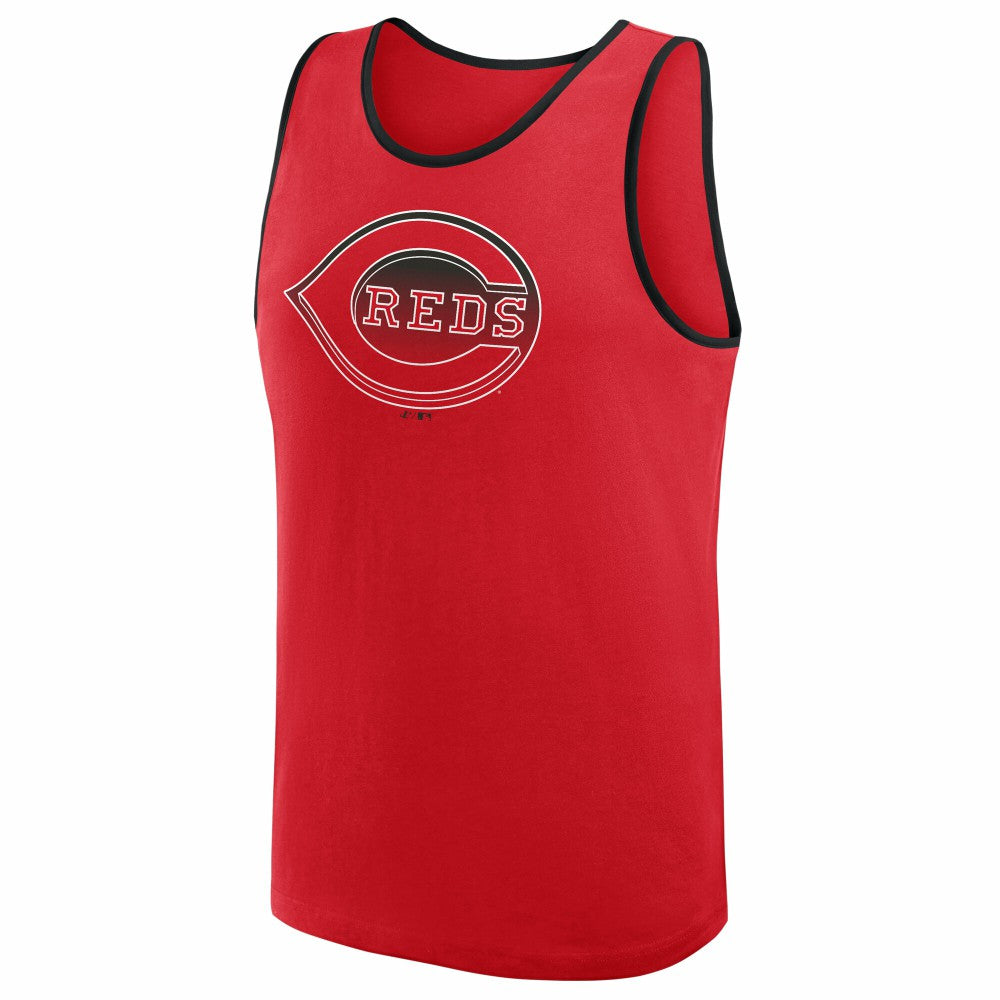 Cincinnati Reds Logo Athletic Unmatched Success Tank Top - Red Tanks