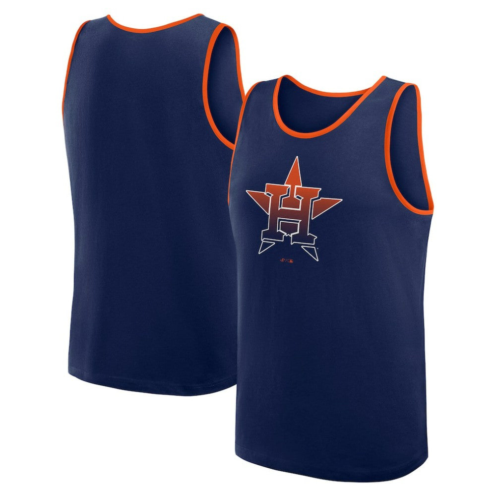 Houston Astros Logo Athletic Unmatched Success Tank Top - Navy Tanks