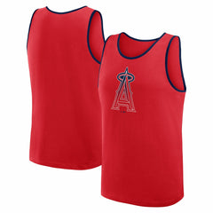 Los Angeles Angels Logo Athletic Unmatched Success Tank Top - Red Tanks