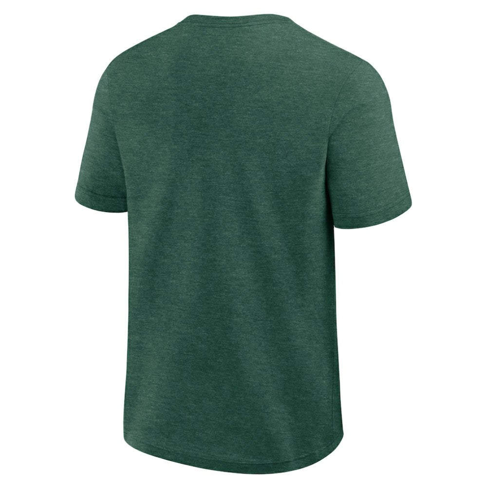 Athletics Logo Athletic Top Notch T-Shirt - Heather Green T-shirts
