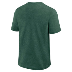 Athletics Logo Athletic Top Notch T-Shirt - Heather Green T-shirts