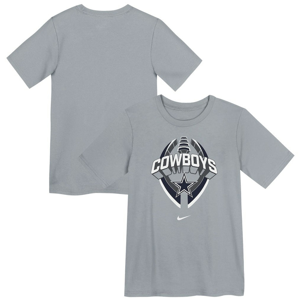 Dallas Cowboys Preschool Icon Legend Dri-FIT T-Shirt Gray