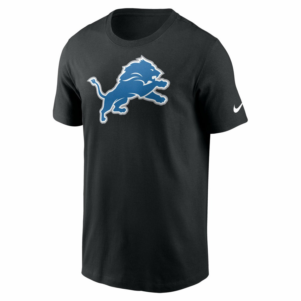 Detroit Lions Primetime Logo Essential T-Shirt Black