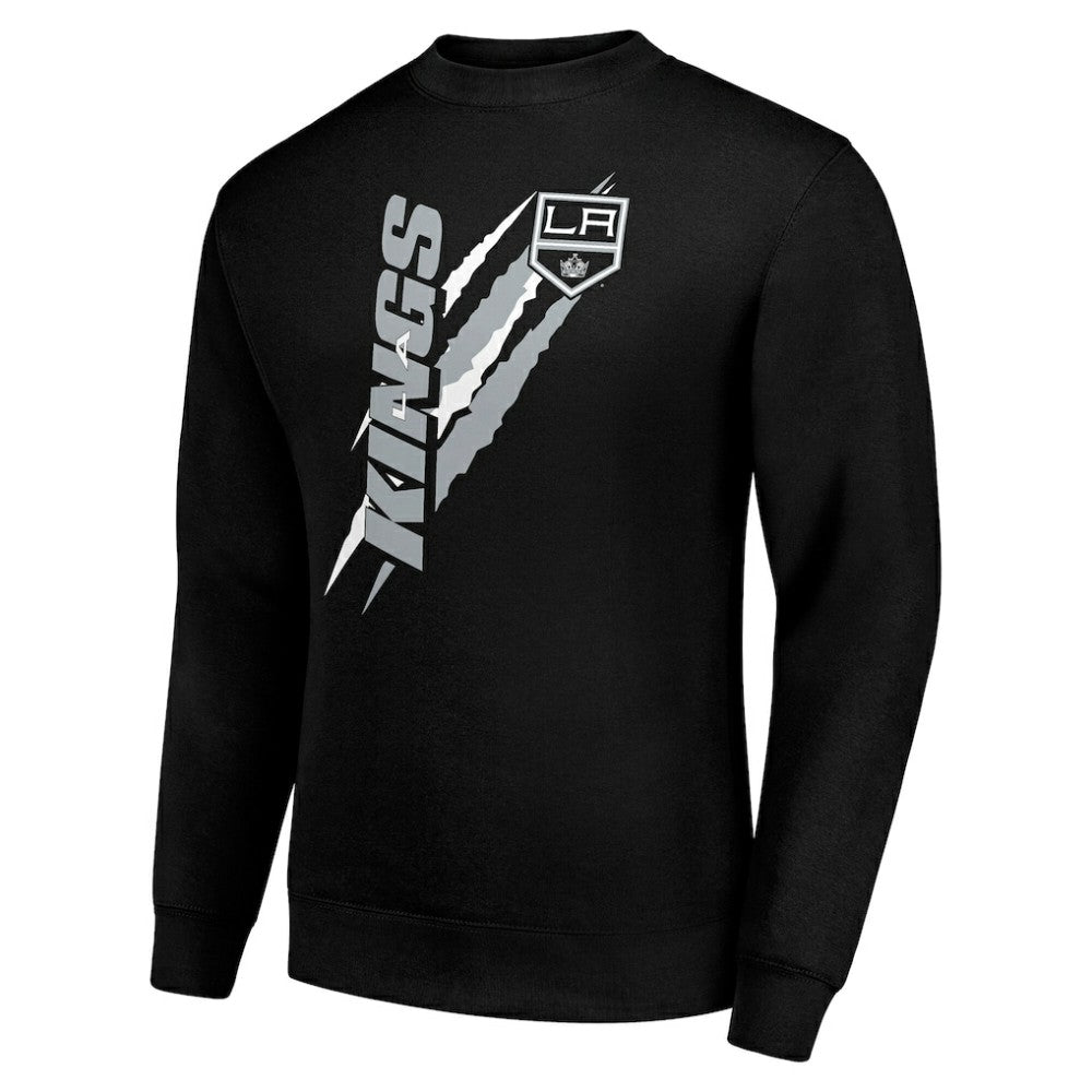 NHL Los Angeles Kings Starter Color Scratch Pullover Sweatshirt - Black