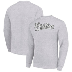 NHL Boston Bruins Starter  Tailsweep City Pullover Sweatshirt - Heather Gray