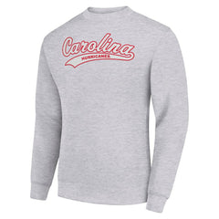 NHL Carolina Hurricanes Starter  Tailsweep City Pullover Sweatshirt - Heather Gray