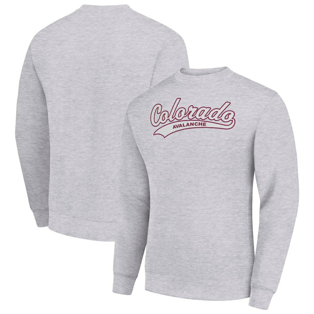 NHL Colorado Avalanche Starter  Tailsweep City Pullover Sweatshirt - Heather Gray