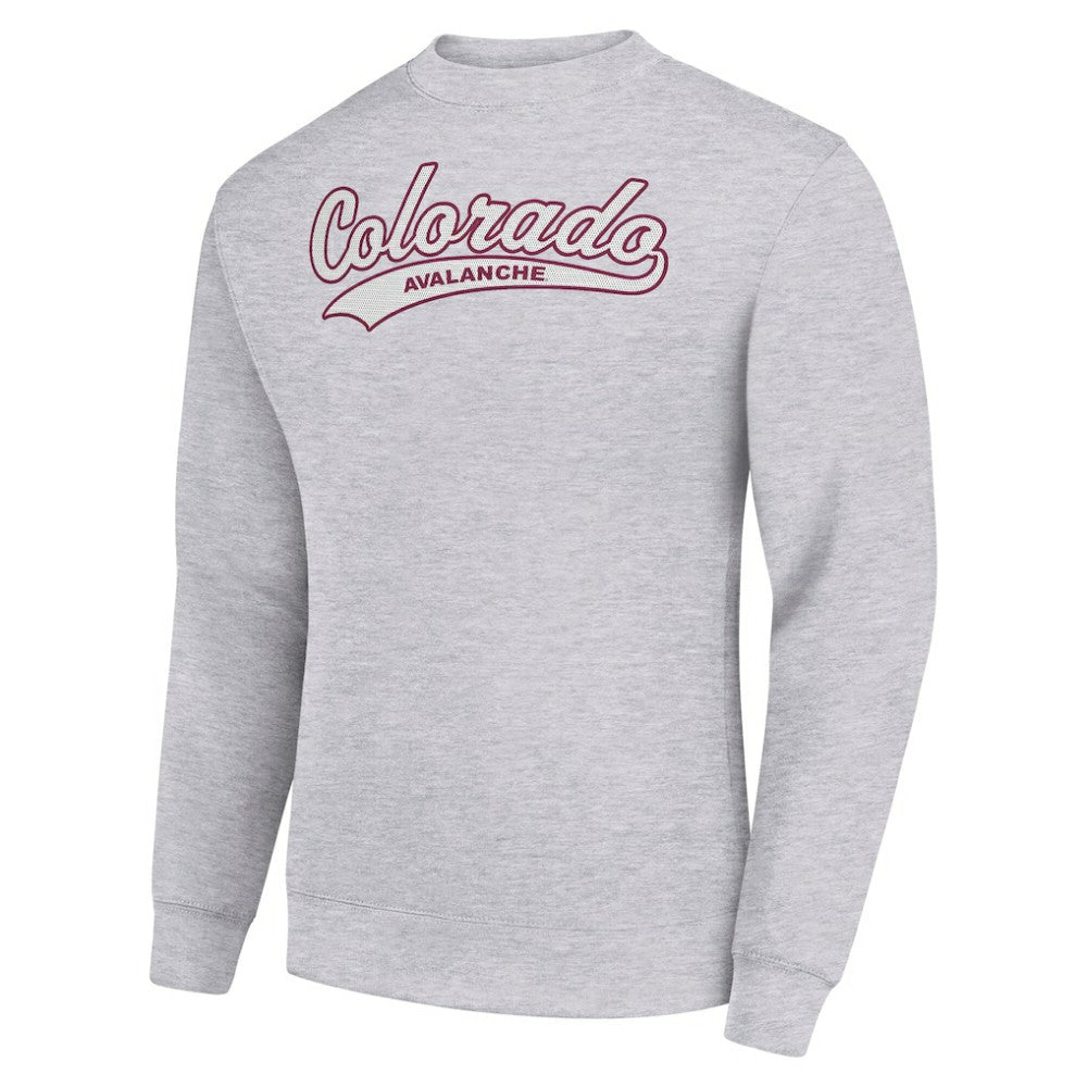 NHL Colorado Avalanche Starter  Tailsweep City Pullover Sweatshirt - Heather Gray