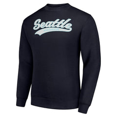NHL Seattle Kraken Starter  Tailsweep City Pullover Sweatshirt - Navy