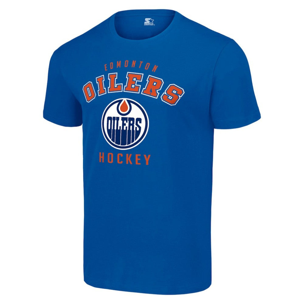 NHL Edmonton Oilers Starter Logo T-Shirt - Royal