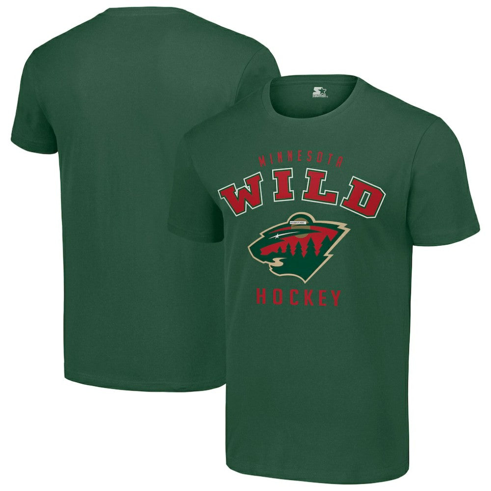 NHL Minnesota Wild Starter Logo T-Shirt - Green