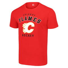 NHL Calgary Flames Starter Logo T-Shirt - Red