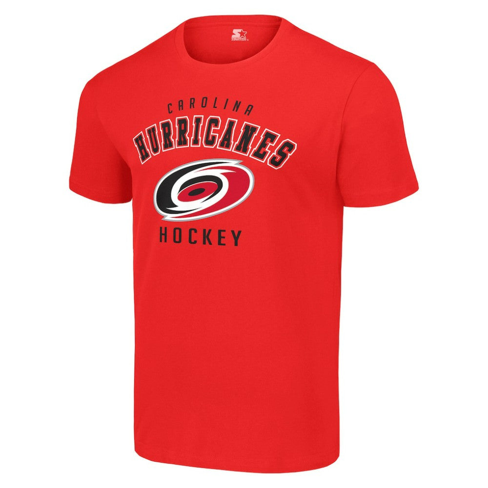 NHL Carolina Hurricanes Starter Logo T-Shirt - Red