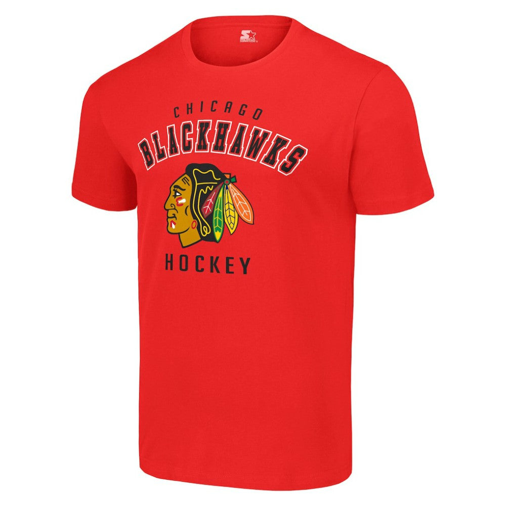 NHL Chicago Blackhawks Starter Logo T-Shirt - Red