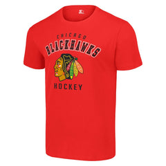 NHL Chicago Blackhawks Starter Logo T-Shirt - Red