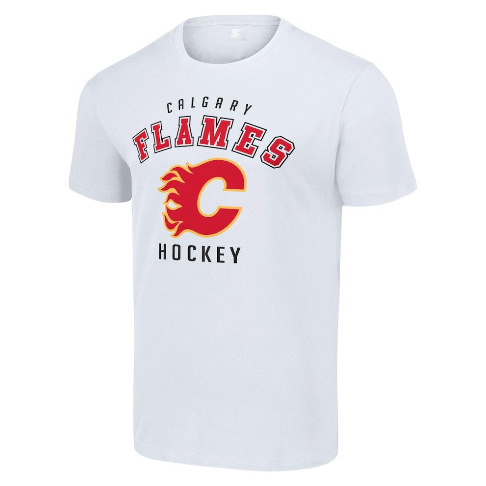 NHL Calgary Flames Starter Logo T-Shirt - White