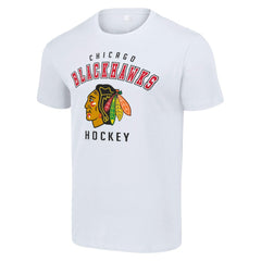 NHL Chicago Blackhawks Starter Logo T-Shirt - White