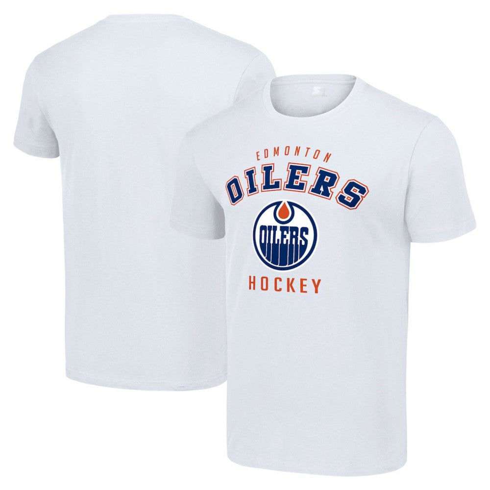 NHL Edmonton Oilers Starter Logo T-Shirt - White
