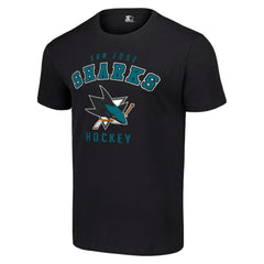 NHL San Jose Sharks Starter Logo T-Shirt - Black