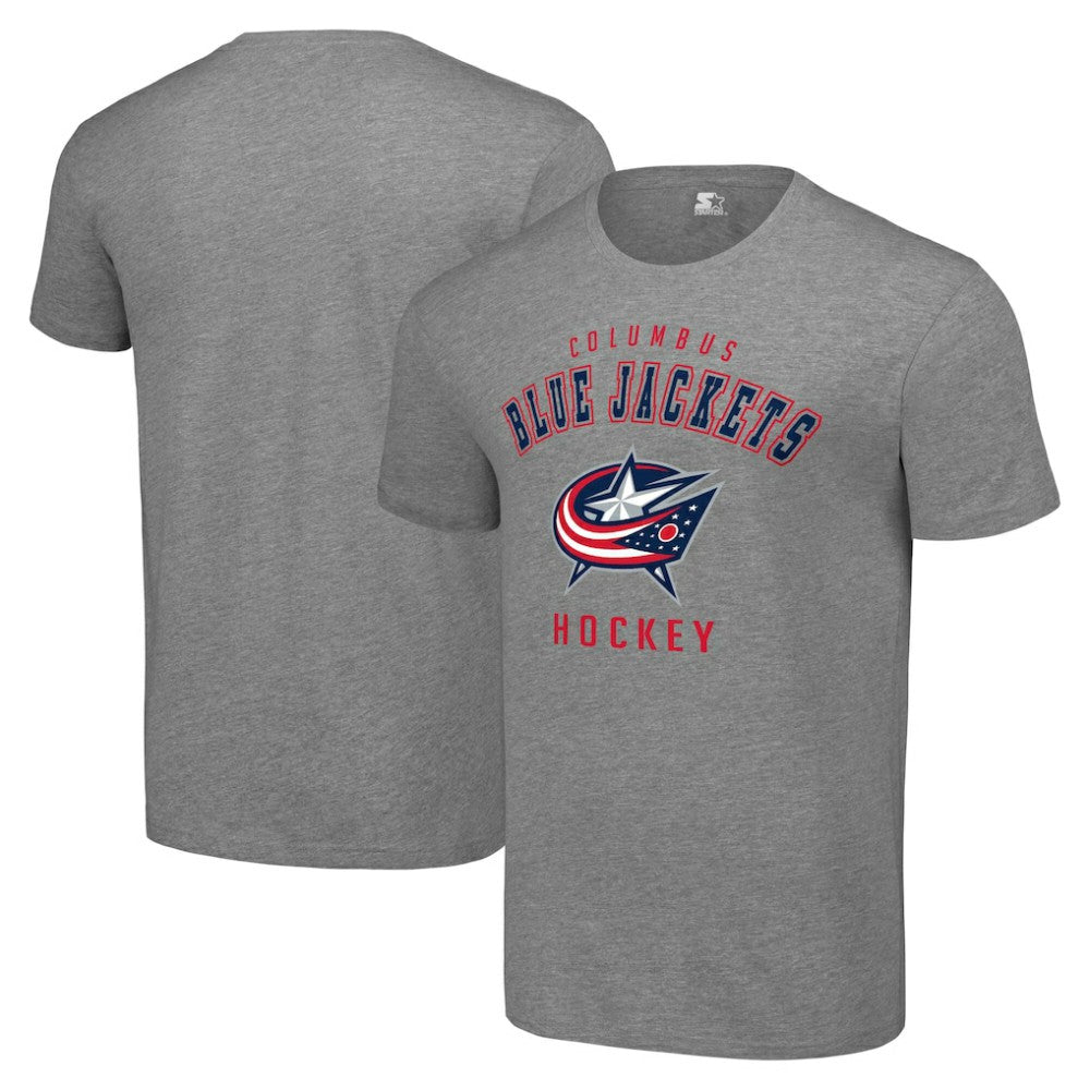 NHL Columbus Blue Jackets Starter Logo T-Shirt - Heather Gray